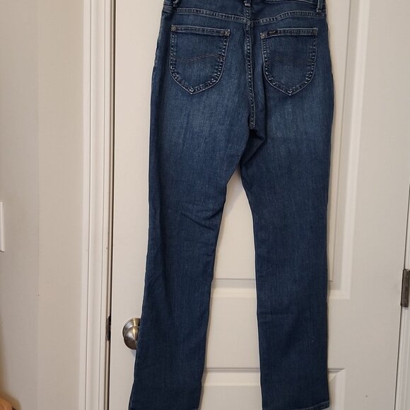 Lee Straight Leg Mid Rise Size 8 Women's Jeans - Picture 2 of 5